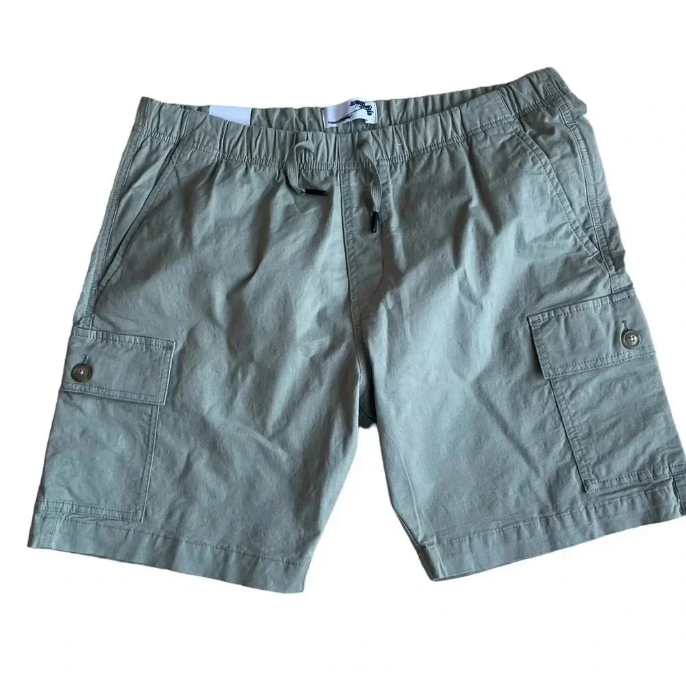 NEW Selected Homme Linen Blend Cargo Shorts
